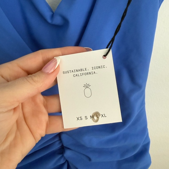 Skatie Blue One Piece Swimsuit - Picture 3 of 5